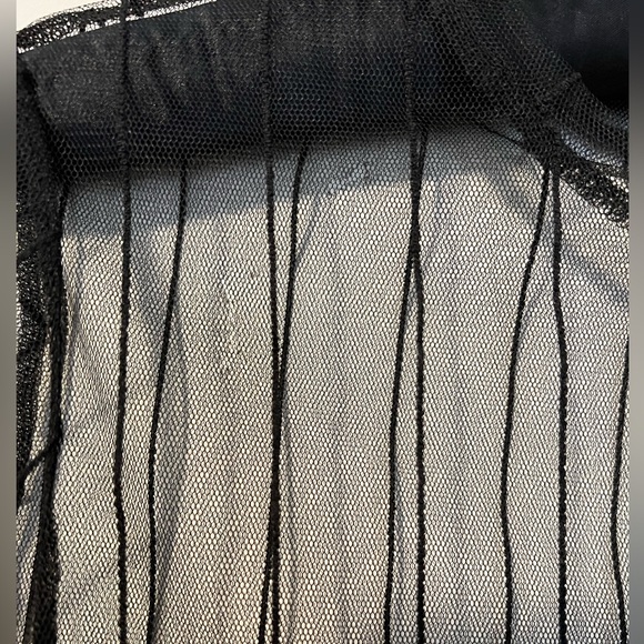 Sheer black crop top. - Picture 5 of 5